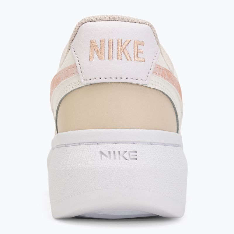 Damenschuhe Nike Court Vision Alta sail/white/sanddrift/arctic orange 6
