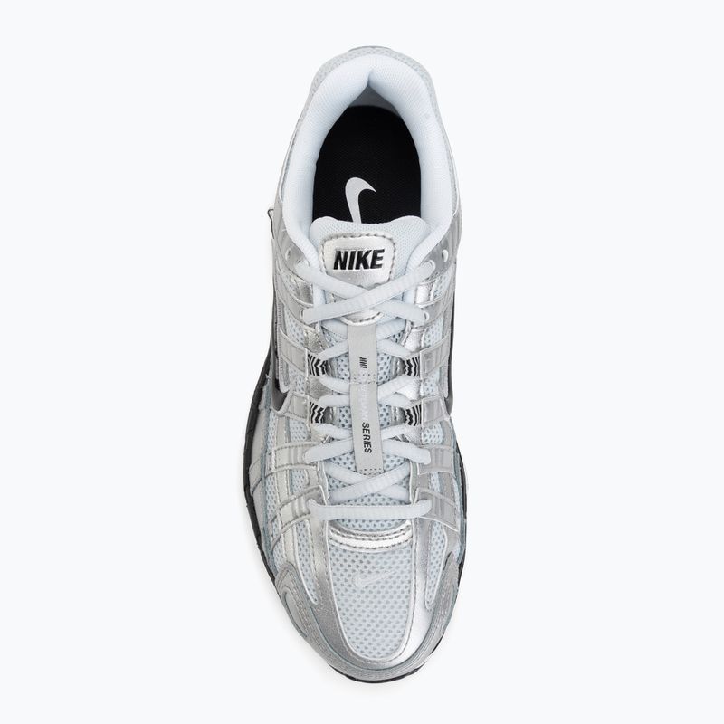 Damen Sneaker Nike P-6000 white/metallic silver/black 5