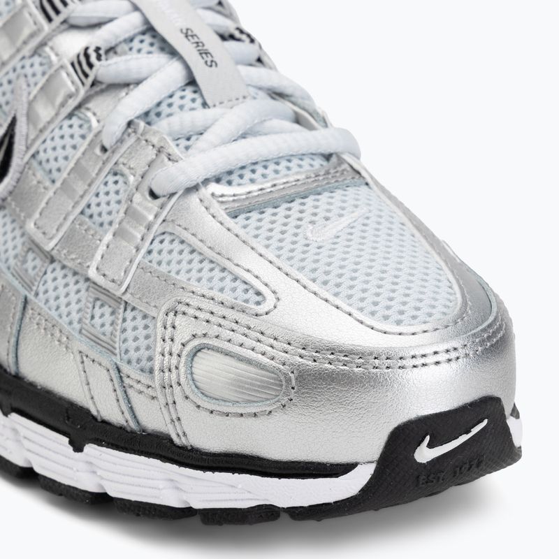 Damen Sneaker Nike P-6000 white/metallic silver/black 7