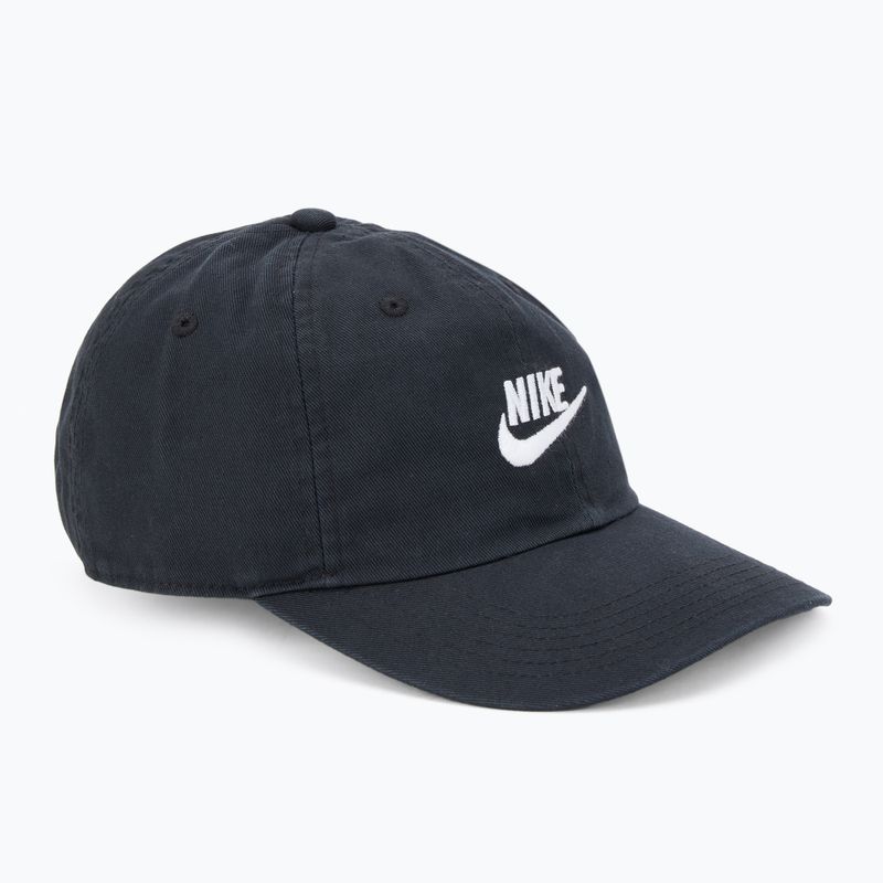 Nike Club Unstructured Futura Wash weiß/schwarz Kinder-Baseballkappe