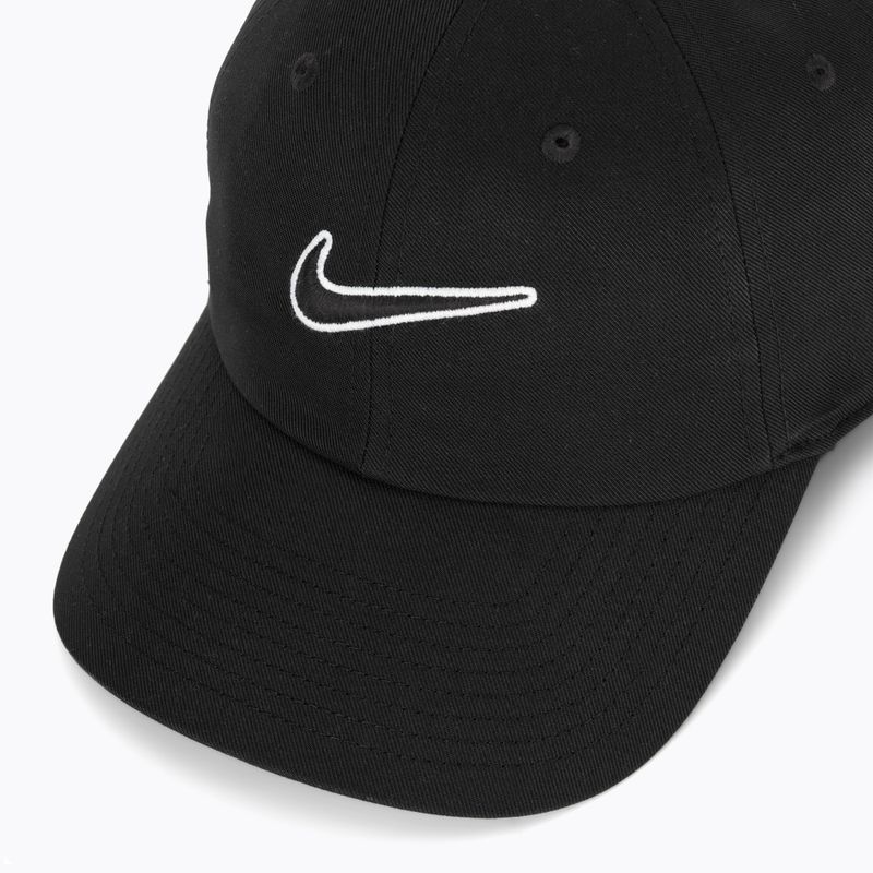 Basecap Nike Club Unstructured Swoosh black/black 3