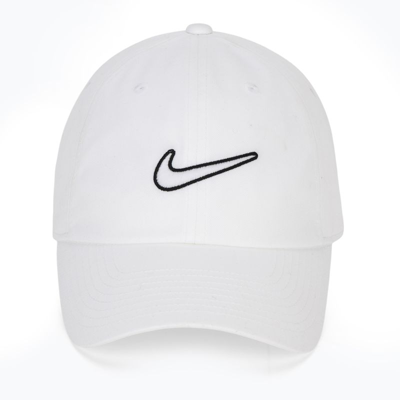 Basecap Nike Club Unstructured Swoosh white/white 2