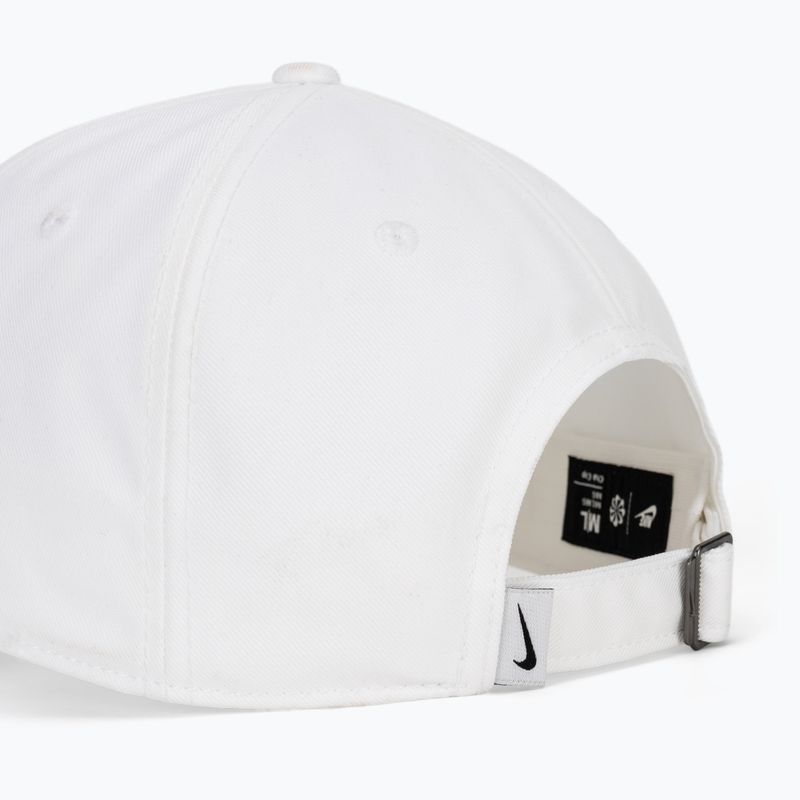 Basecap Nike Club Unstructured Swoosh white/white 4