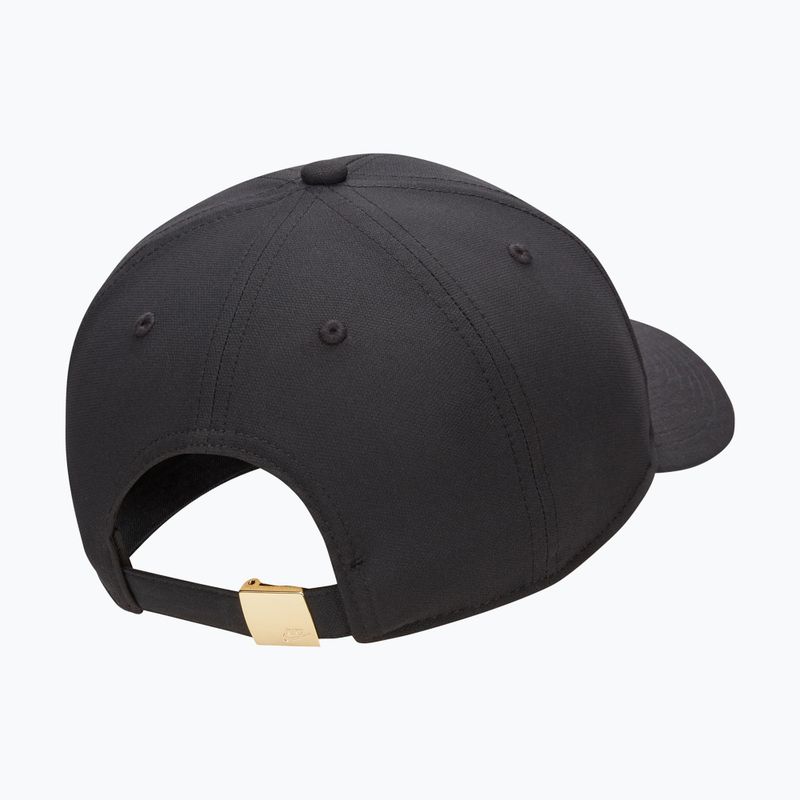 Basecap Nike Dri-Fit Club black/metallic gold 2