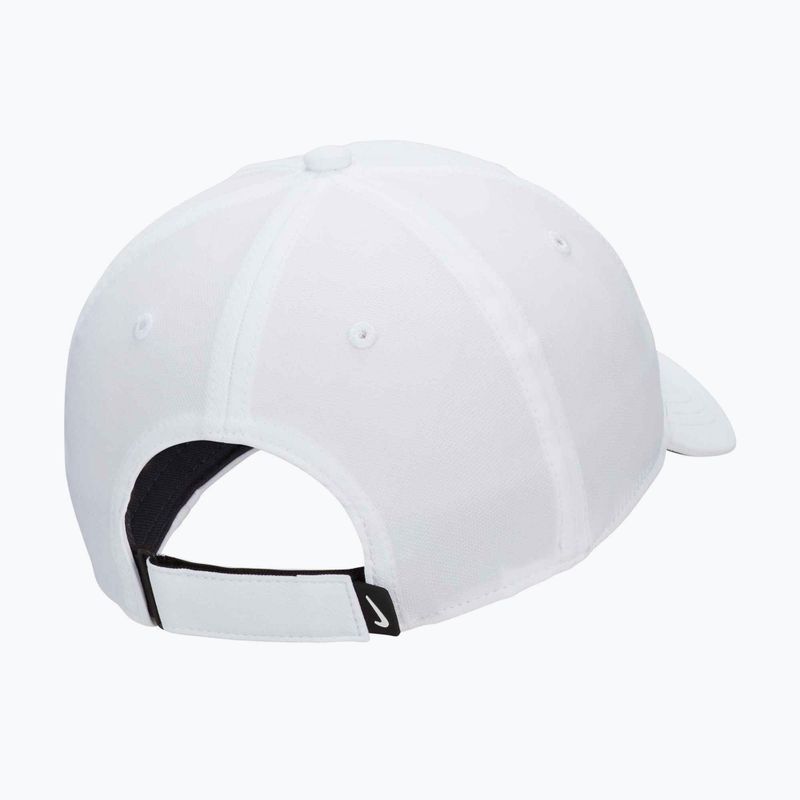 Nike Dri-FIT Club Baseballkappe weiß/schwarz 2