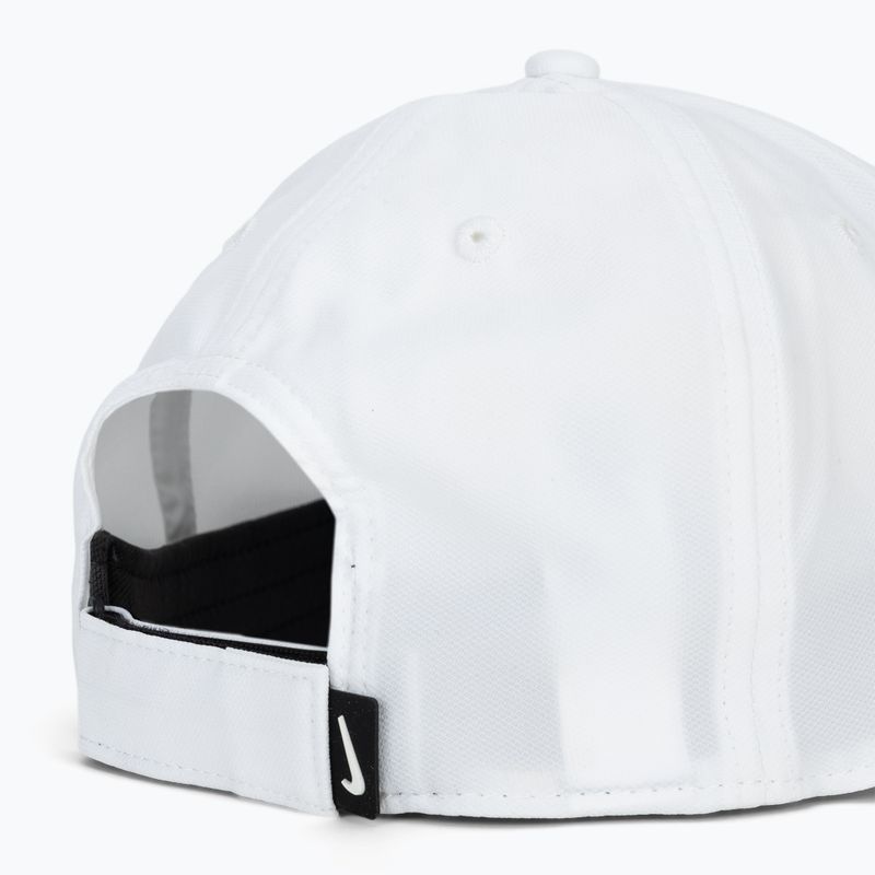 Nike Dri-FIT Club Baseballkappe weiß/schwarz 4