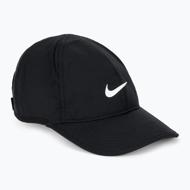 Nike Dri-Fit Club Cap Unstructured Featherlight schwarz/weiss