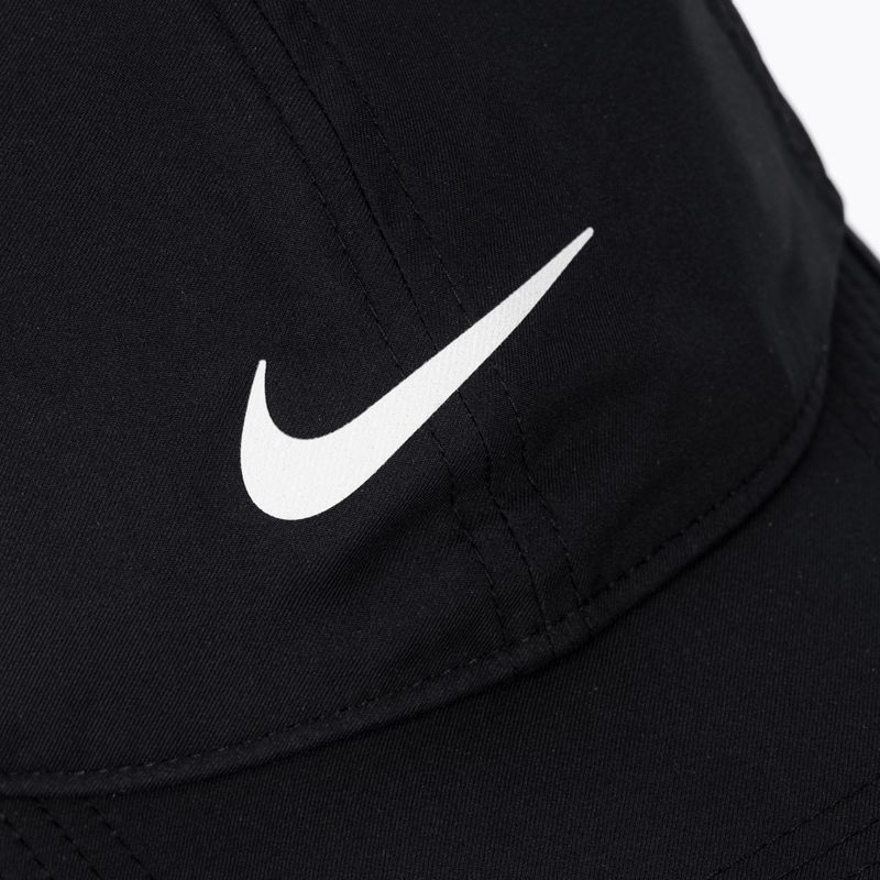 Nike Dri-Fit Club Cap Unstructured Featherlight schwarz/weiss 3