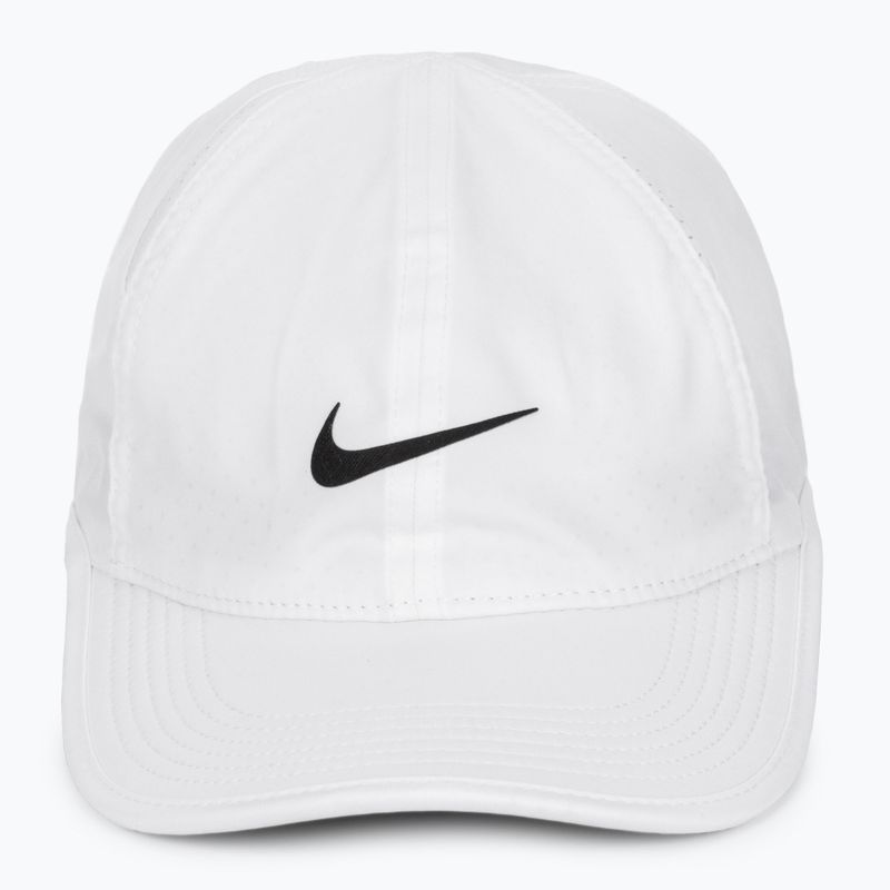 Nike Dri-Fit Club Cap Unstructured Federleicht weiß/schwarz 2