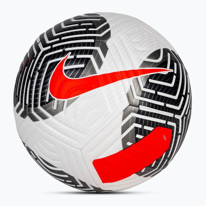 Nike Academy Fußball weiß/schwarz/hellkarminrot Größe 4