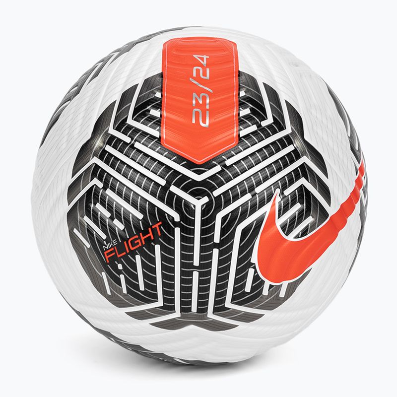 Nike Flight weiß/schwarz/hellkarminrot Fußball Größe 5