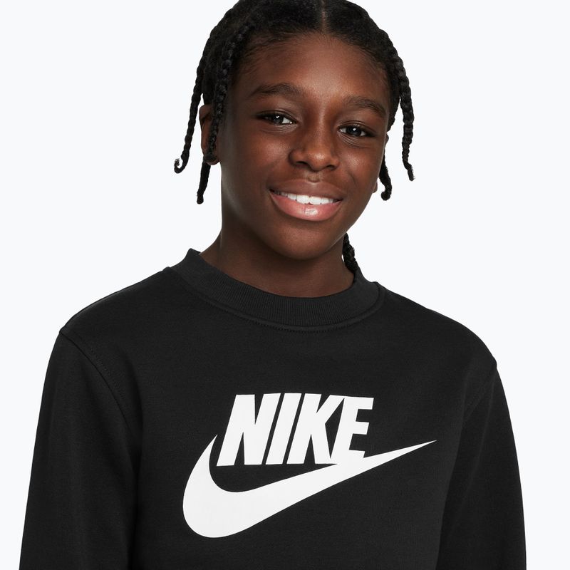 Kinder-Sweatshirt Nike Sportswear Club Fleece comet black/white 3