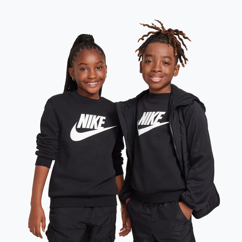 Kinder-Sweatshirt Nike Sportswear Club Fleece comet black/white 4