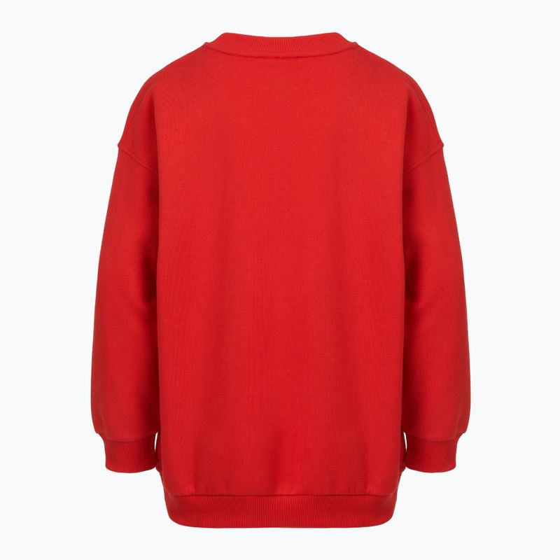 Nike Sportswear Club Fleece Kinder Sweatshirt universitätsrot/weiß 2