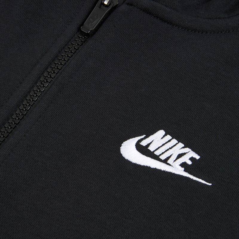 Kinder-Sweatshirt Nike Club Fleece black/white 3