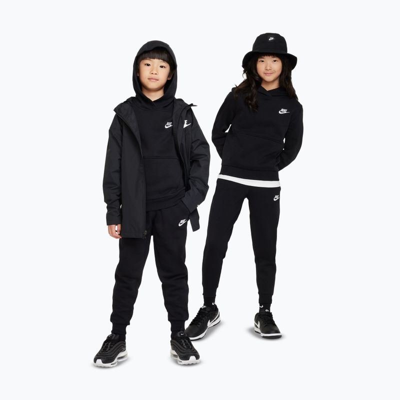 Kinder-Sweatshirt Nike Sportswear Club Fleece black/white 2