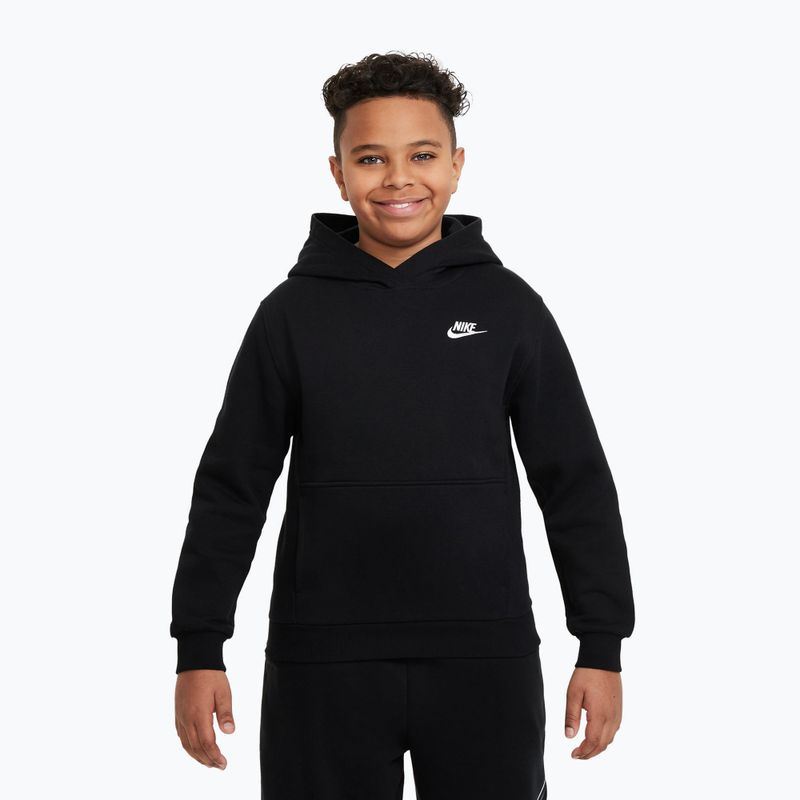 Kinder-Sweatshirt Nike Sportswear Club Fleece black/white 5