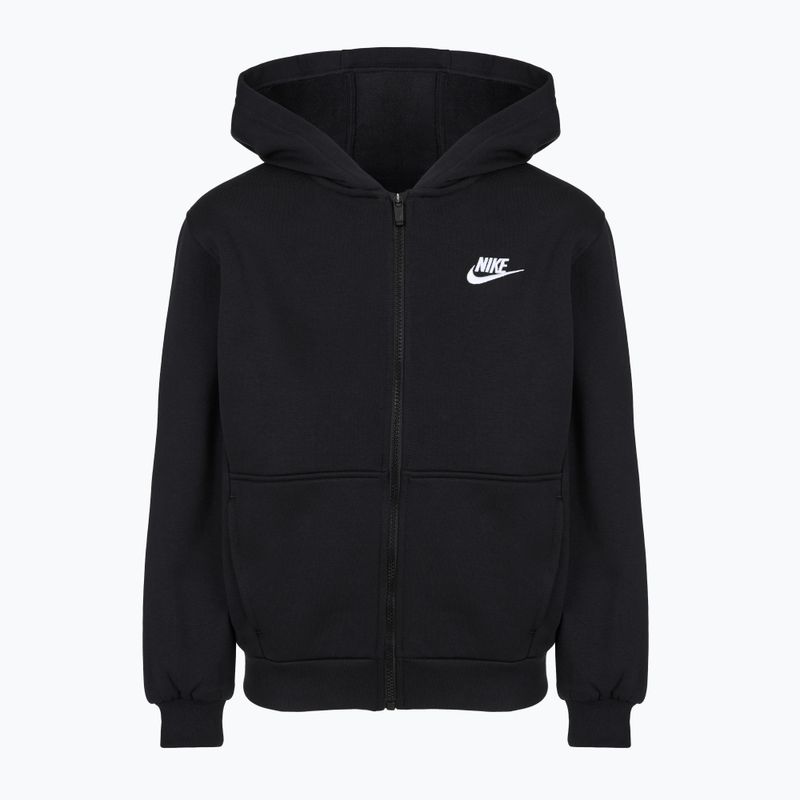 Kinder-Sweatshirt Nike Sportswear Club Fleece black/white