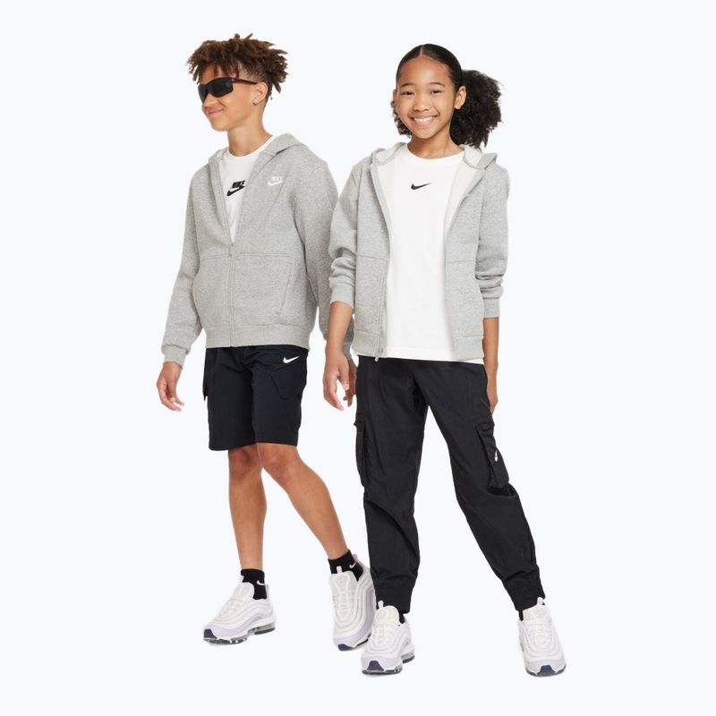 Kinder-Sweatshirt Nike Sportswear Club Fleece dark grey heather/base grey/white 2
