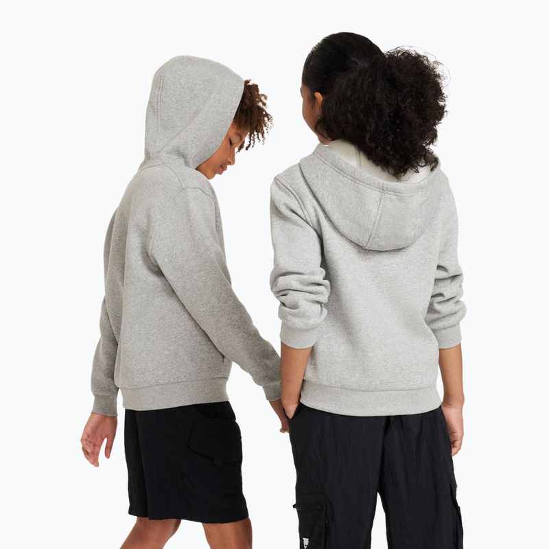 Kinder-Sweatshirt Nike Sportswear Club Fleece dark grey heather/base grey/white 3