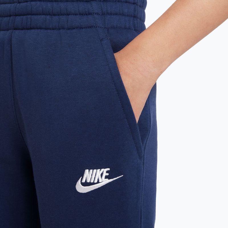 Kinderhose Nike Sportswear Club Fleece midnight navy/white 5