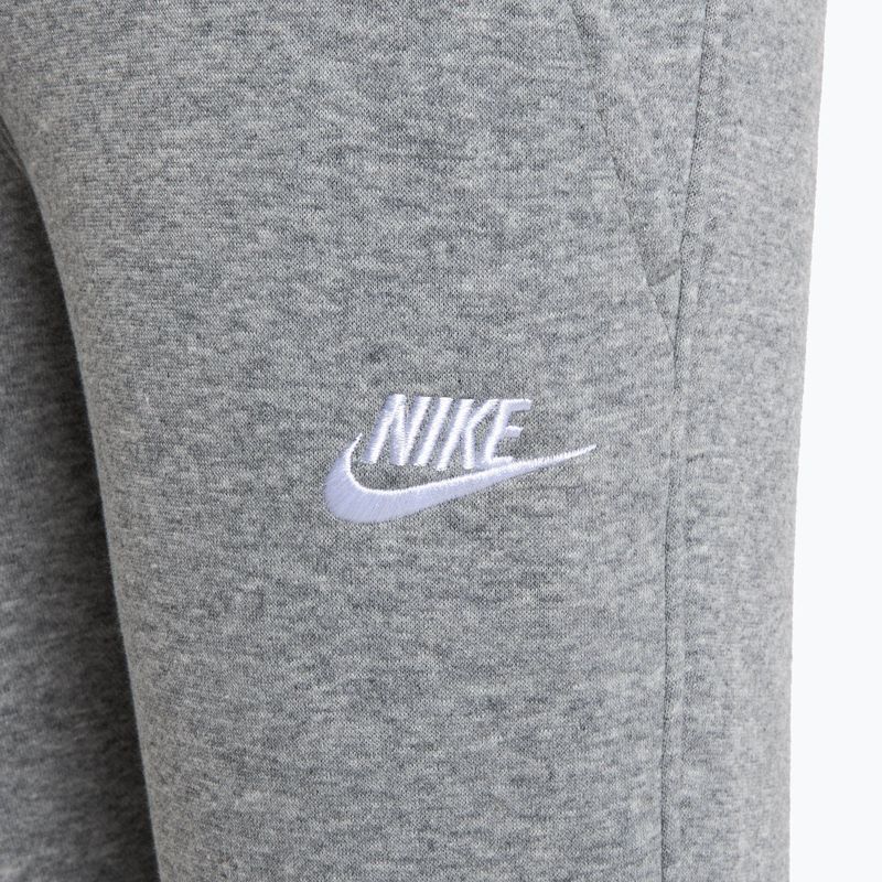 Nike Sportswear dunkelgrau heather/weiß Kinder Trainingsanzug 7