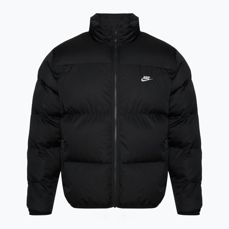 Herren Nike Sportswer Club Puffer isolierte Jacke schwarz/weiss