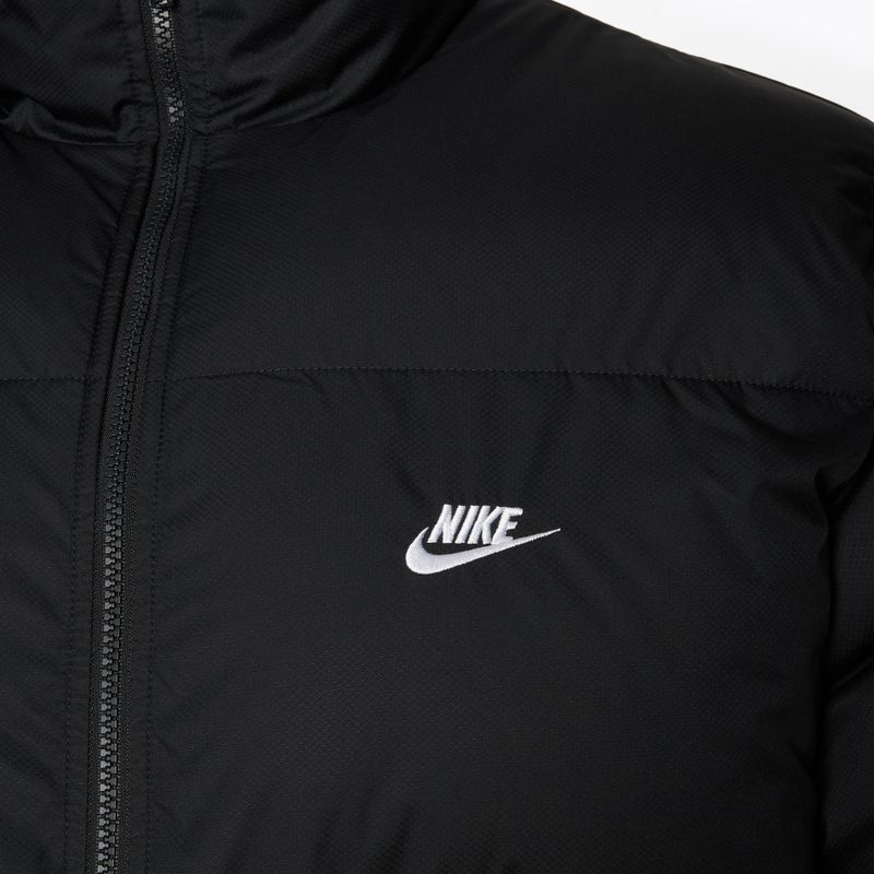 Herren Nike Sportswer Club Puffer isolierte Jacke schwarz/weiss 3