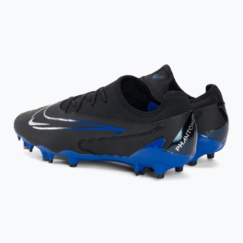 Nike Phantom GX Pro FG Fußballschuhe schwarz/chrom/hyper royal 3