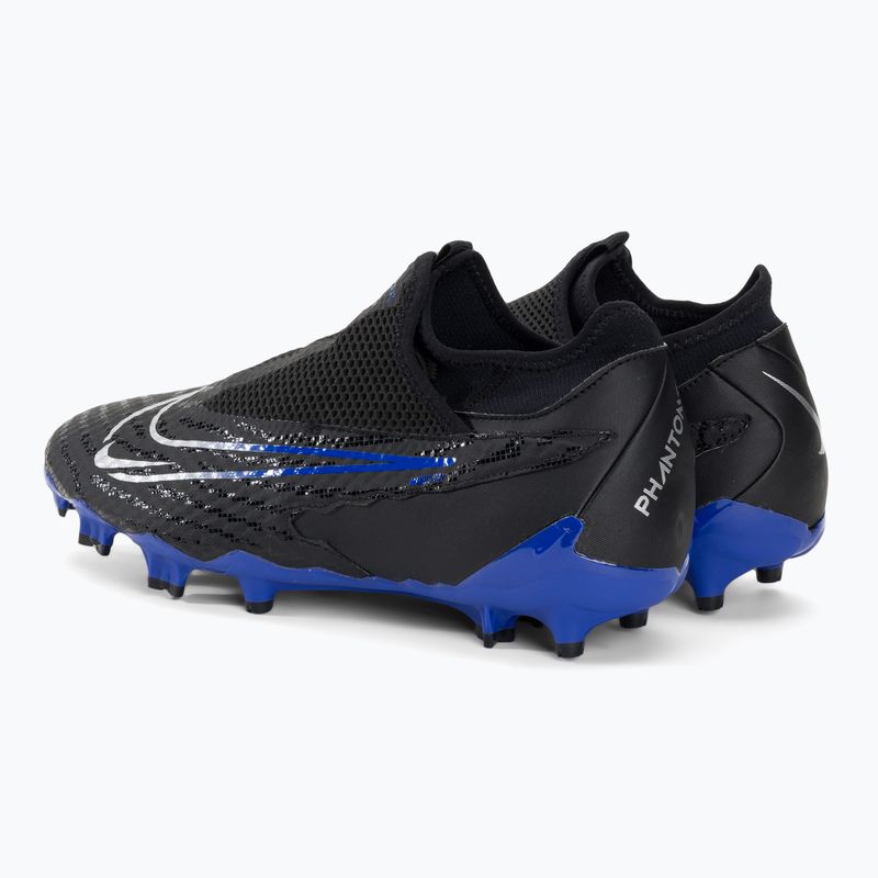 Nike Phantom GX Academy DF FG/MG schwarz/chrom/hyper royal Fußballschuhe 3