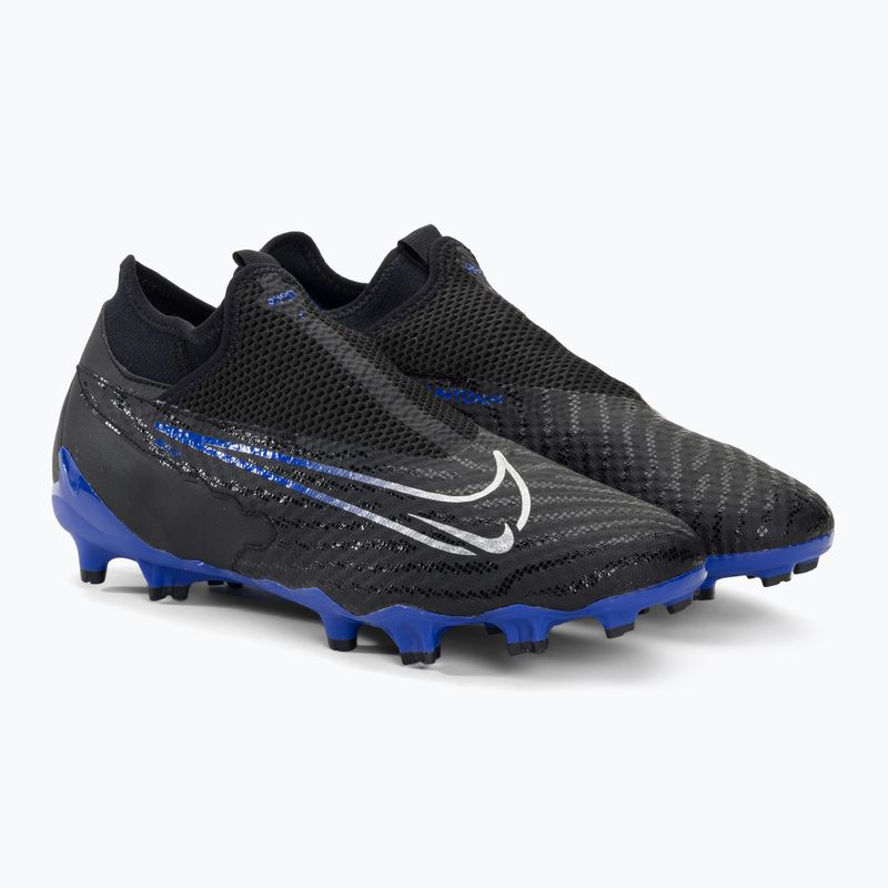 Nike Phantom GX Academy DF FG/MG schwarz/chrom/hyper royal Fußballschuhe 4