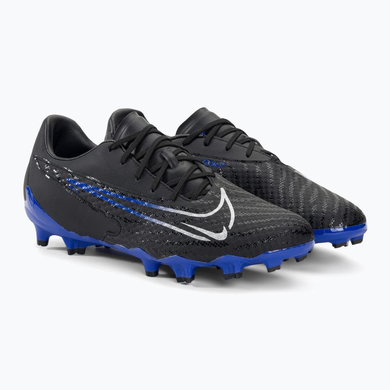 Nike Phantom GX Academy FG/MG schwarz/chrom/hyper royal Fußballschuhe 4