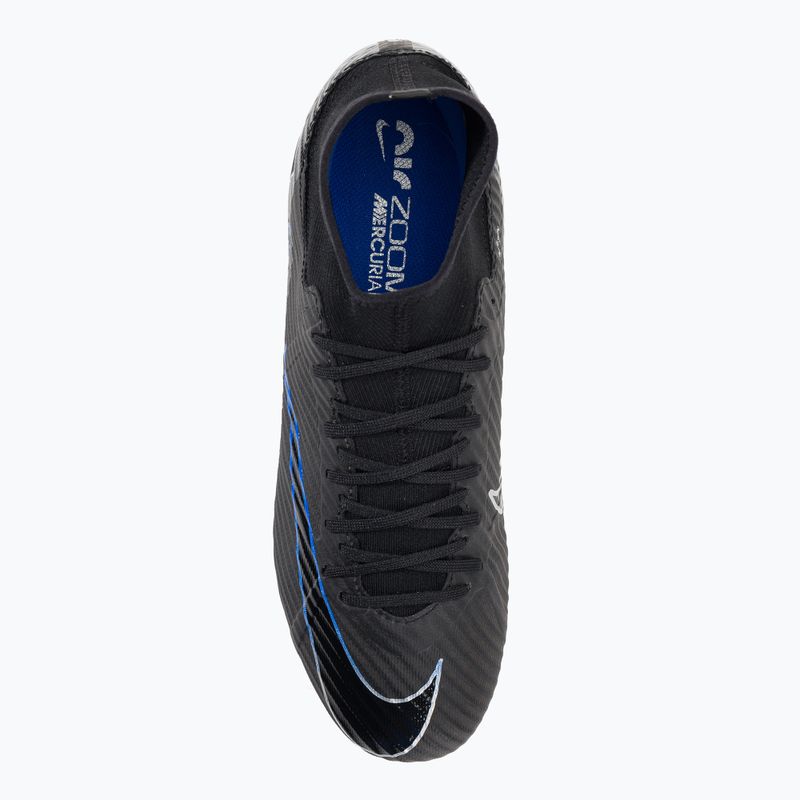 Nike Zoom Mercurial Superfly 9 Academy MG Fußballschuhe schwarz/chrom/hyper real 6