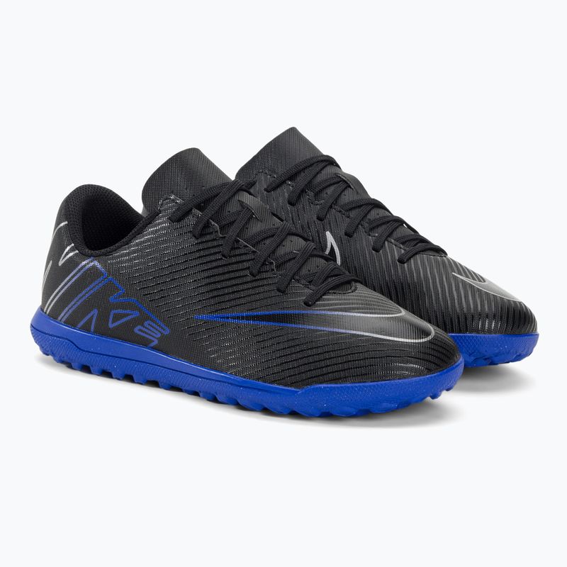 Kinder Fußballschuhe Nike JR Mercurial Vapor 15 Club TF schwarz/chrom/hyper real