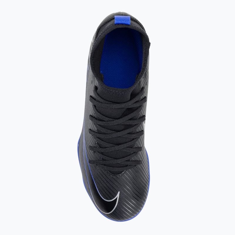 Kinder Fußballschuhe Nike JR Mercurial Superfly 9 Club FG/MG schwarz/chrom/hyper real 6