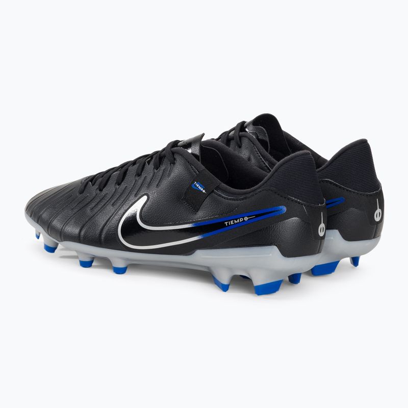 Nike Tiempo Legend 10 Academy MG Fußballschuhe schwarz/chrom/hyper real 3