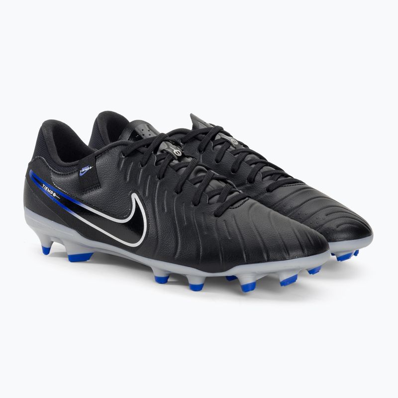 Nike Tiempo Legend 10 Academy MG Fußballschuhe schwarz/chrom/hyper real 4