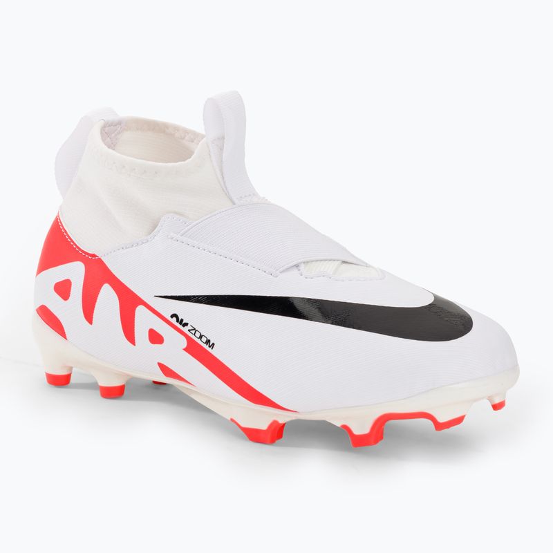 Kinder-Fußballschuhe Nike JR Zoom Mercurial Superfly 9 Academy FG/MG leuchtend karminrot/schwarz/weiß