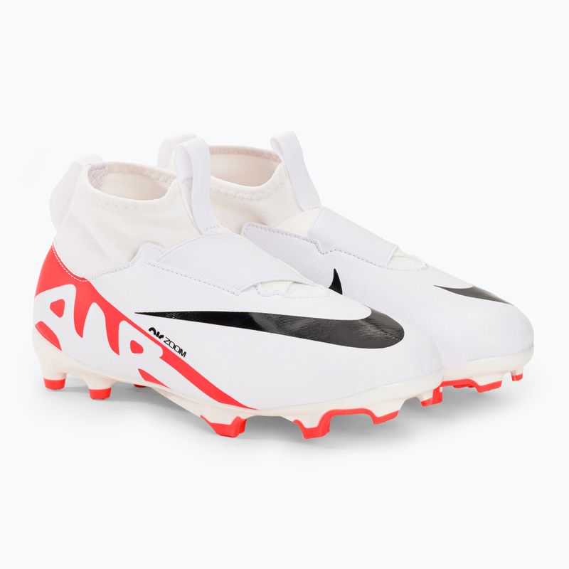 Kinder-Fußballschuhe Nike JR Zoom Mercurial Superfly 9 Academy FG/MG leuchtend karminrot/schwarz/weiß 4