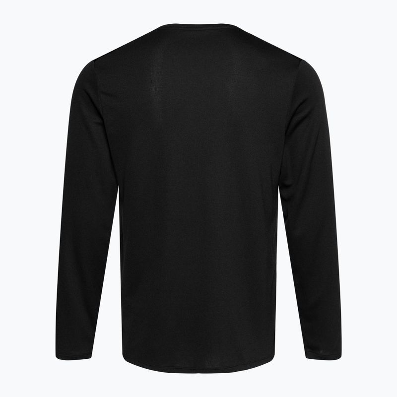 Herren Nike Miler Dri-Fit UV schwarzes Lauf-Langarmshirt 2