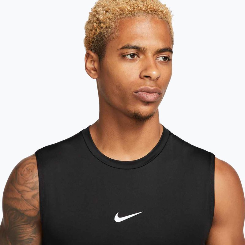 Herren Tanktop Nike Pro Dri-Fit Tight Fitness black/white 4