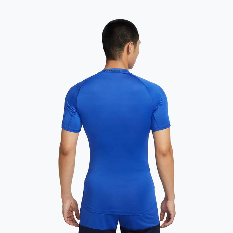 Herren Trainingsshirt Nike Pro Dri-Fit Tight Fitness game royal/black 3