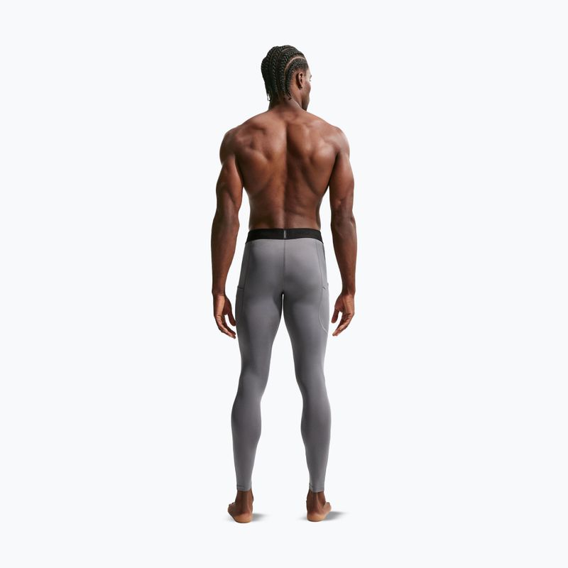 Herren-Trainingsleggings Nike Pro Dri-Fit Tight Fitness smoke grey/black 3