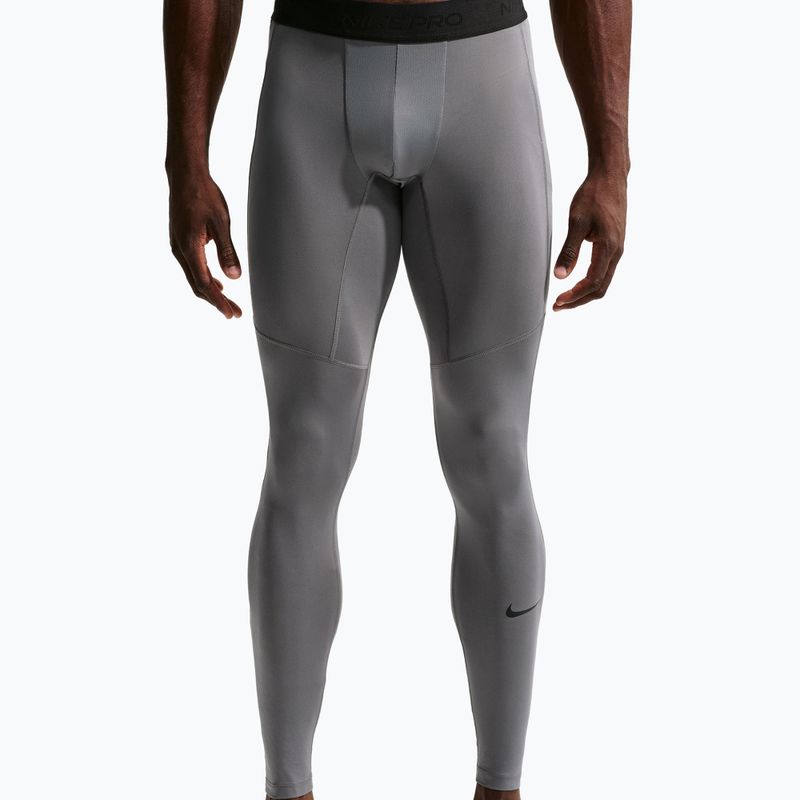 Herren-Trainingsleggings Nike Pro Dri-Fit Tight Fitness smoke grey/black 4