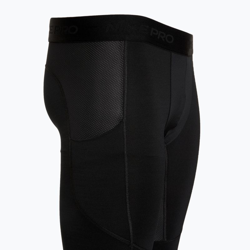 Trainingsleggings Herren Nike Pro Warm black/white 3