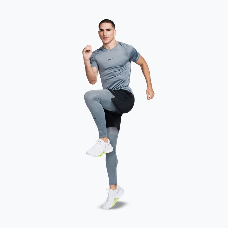 Herren-Leggings Nike Pro Warm smoke grey/black 2
