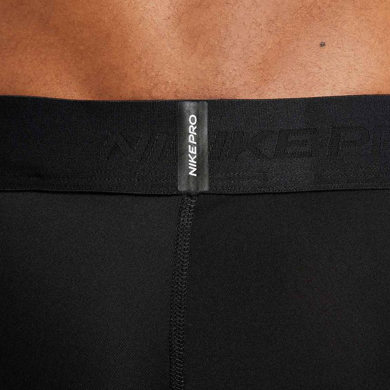 Herren Trainingsshorts Nike Pro Dri-Fit Fitness Long black/white 5