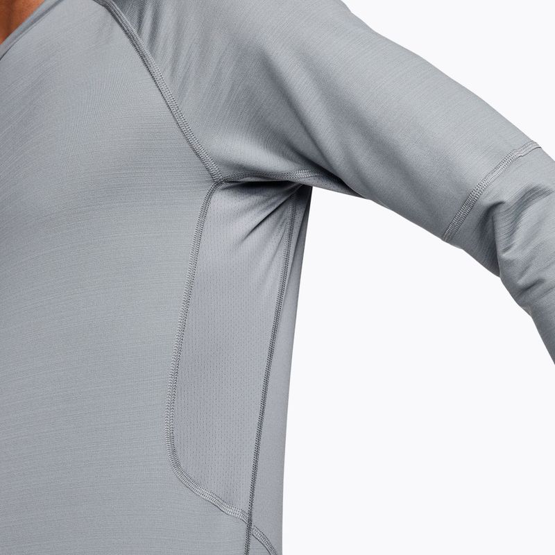 Herren-Trainingslangarmshirt Nike Pro Warm smoke grey/black 6