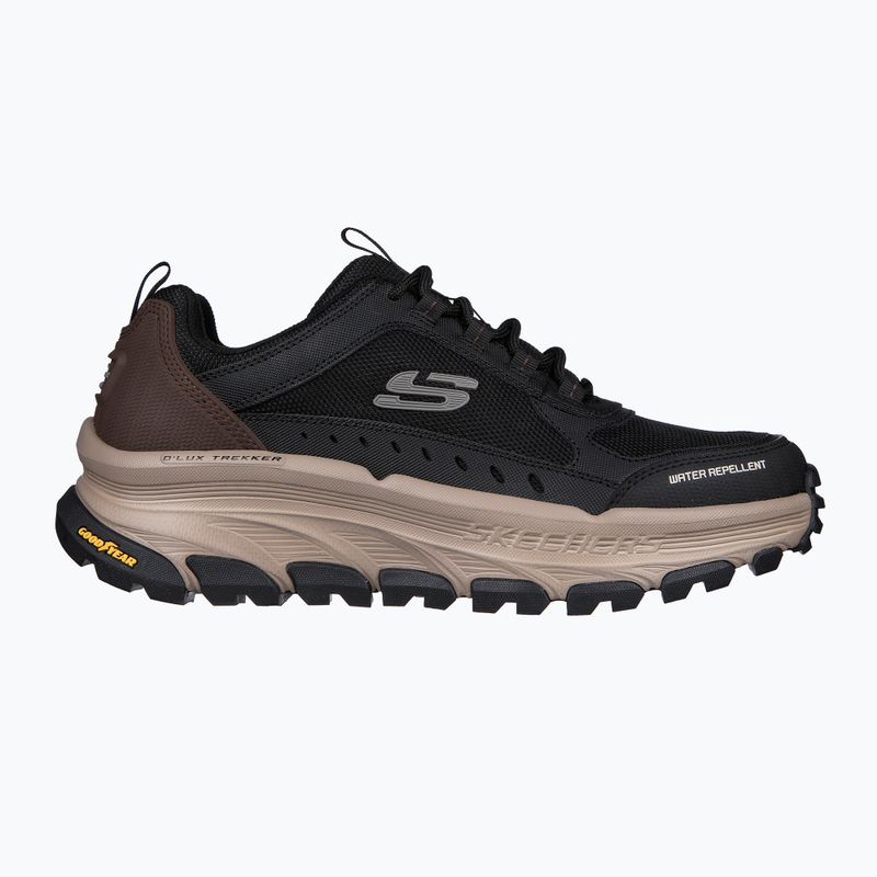 SKECHERS D'Lux Trekker Herren-Trekking-Schuhe schwarz/natur 8
