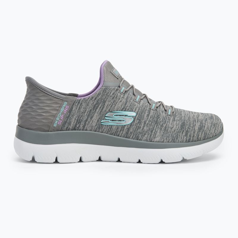 Schuhe Damen SKECHERS Summits Dazzling Haze gray/mint 2
